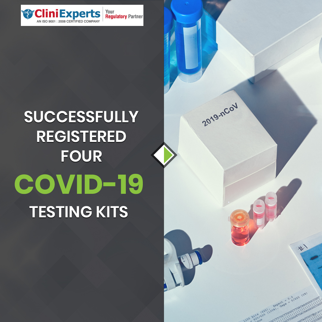 Successful registration of COVID-19 diagnostic kits