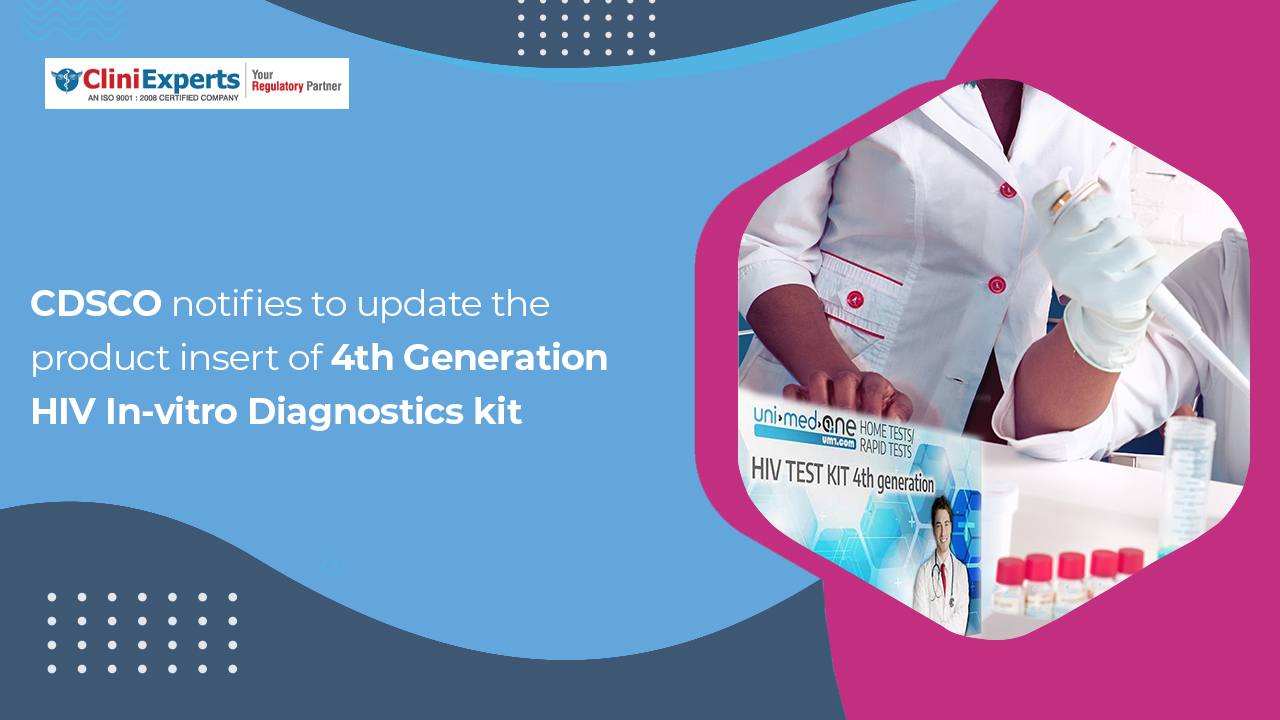 update the product insert of 4th Generation HIV In-vitro Diagnostics kit