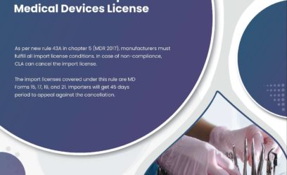 New Rules added by the CLA on suspension and cancellation of license of imported Medical Devices.