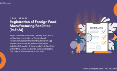 Registration of Foreign Food Manufacturing Facilities (ReFoM)