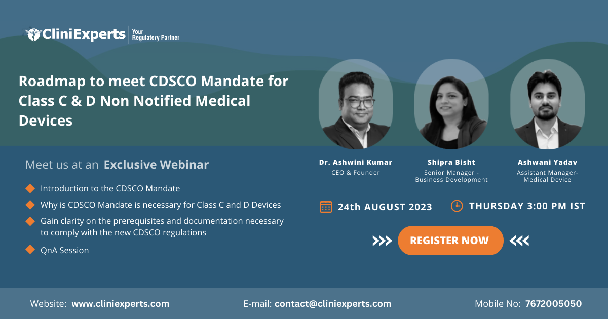 Smoothest Path for Class C & D Non Notified Medical Device ManufacturersImporters to Meet the CDSCO Mandate_updatedv2