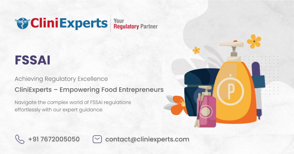 FSSAI Food Regulatory Affairs Consulting | Food Regulatory Portal -CliniExperts