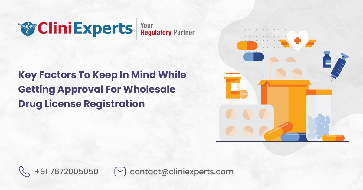 Key factors to keep in mind while getting approval for wholesale drug license registration