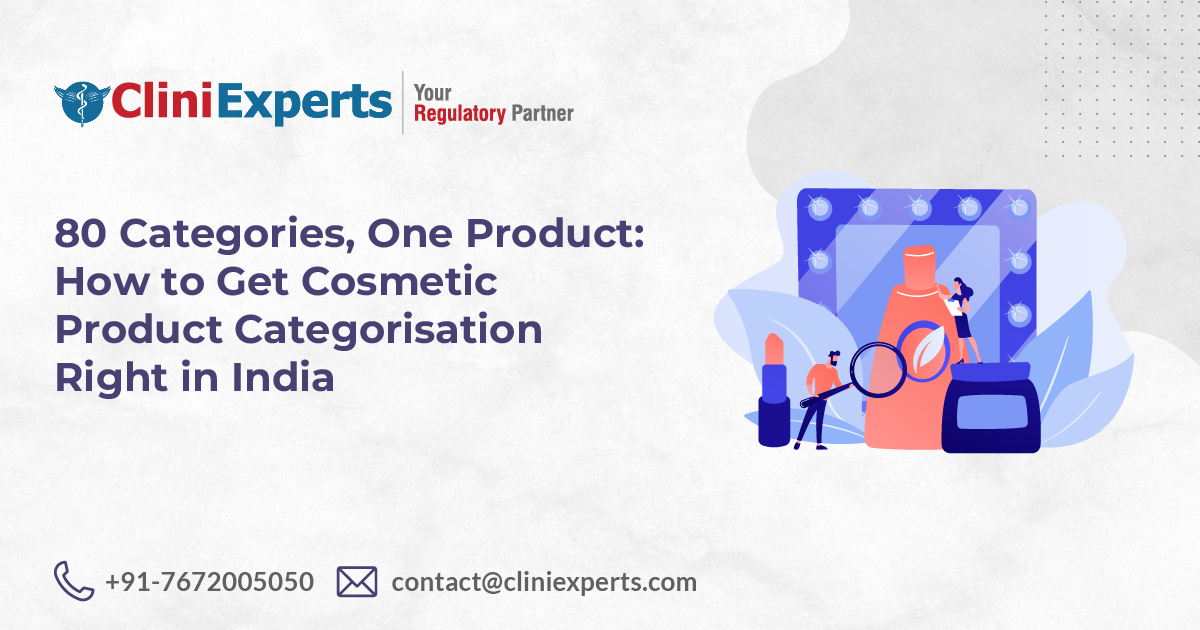 cosmetic product categorisation